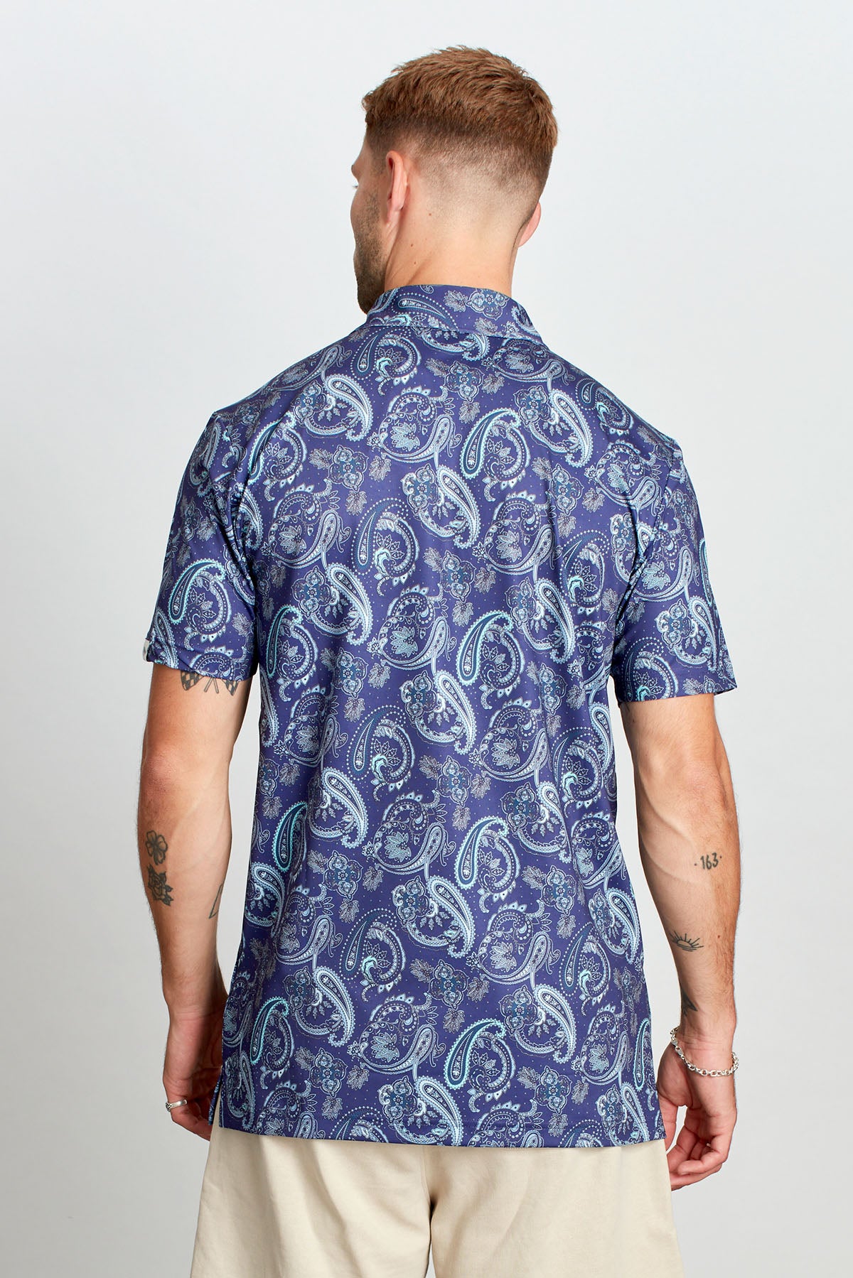 Chip & Pin Paisley Park Polo - Navy