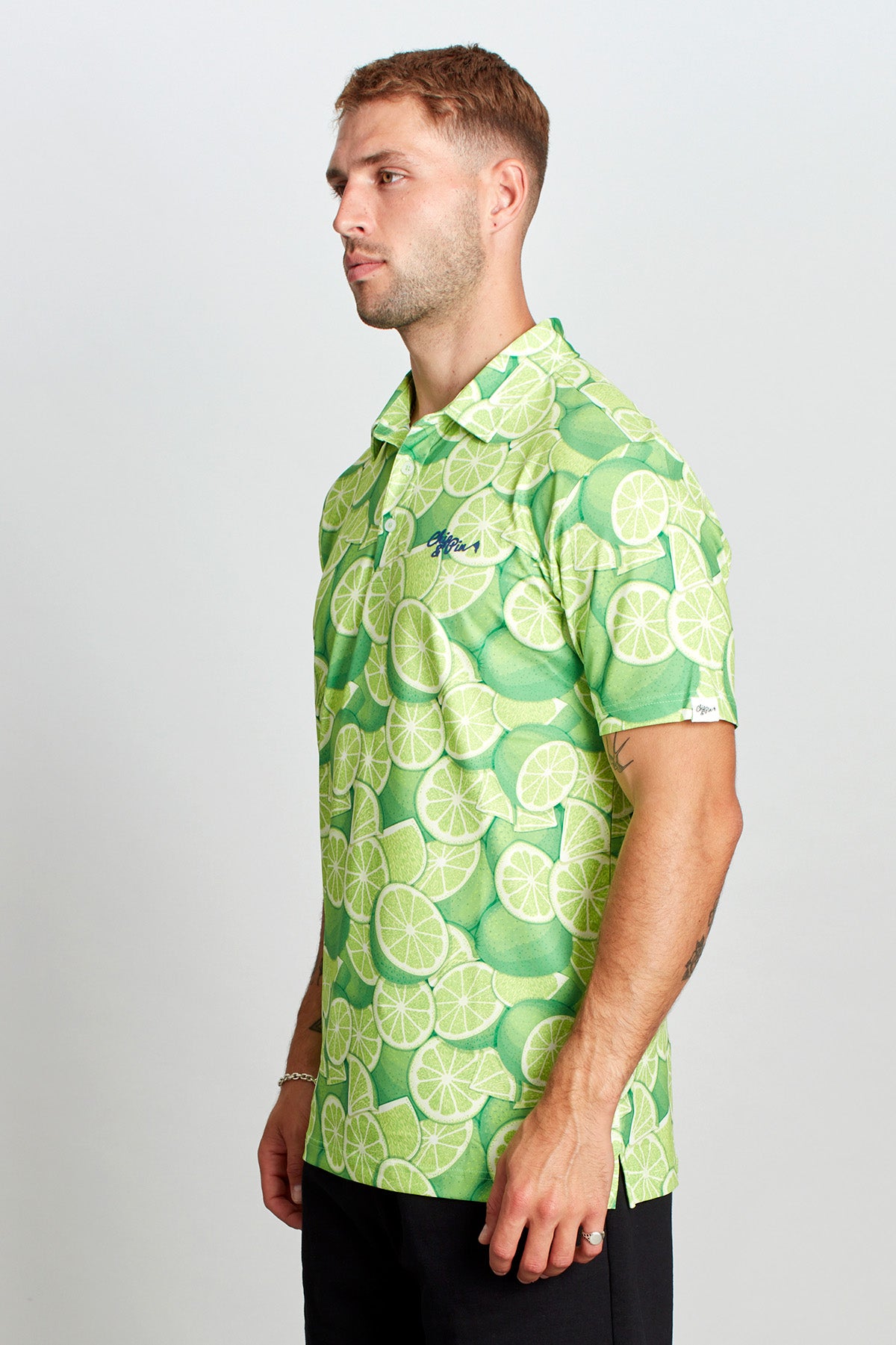 Chip & Pin Nineteenth Polo - Lime