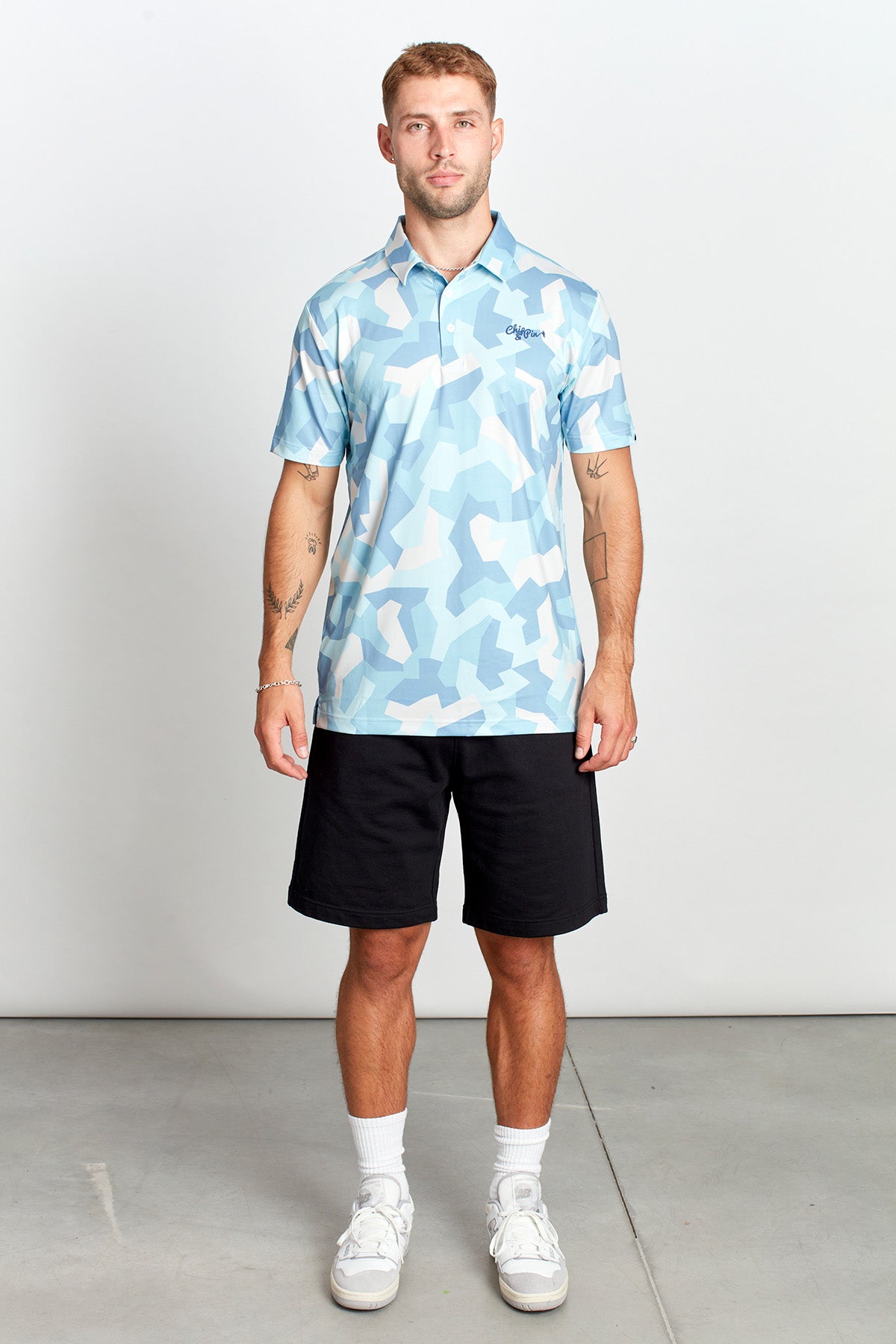 Chip & Pin Bunker Boy Polo - Light Blue