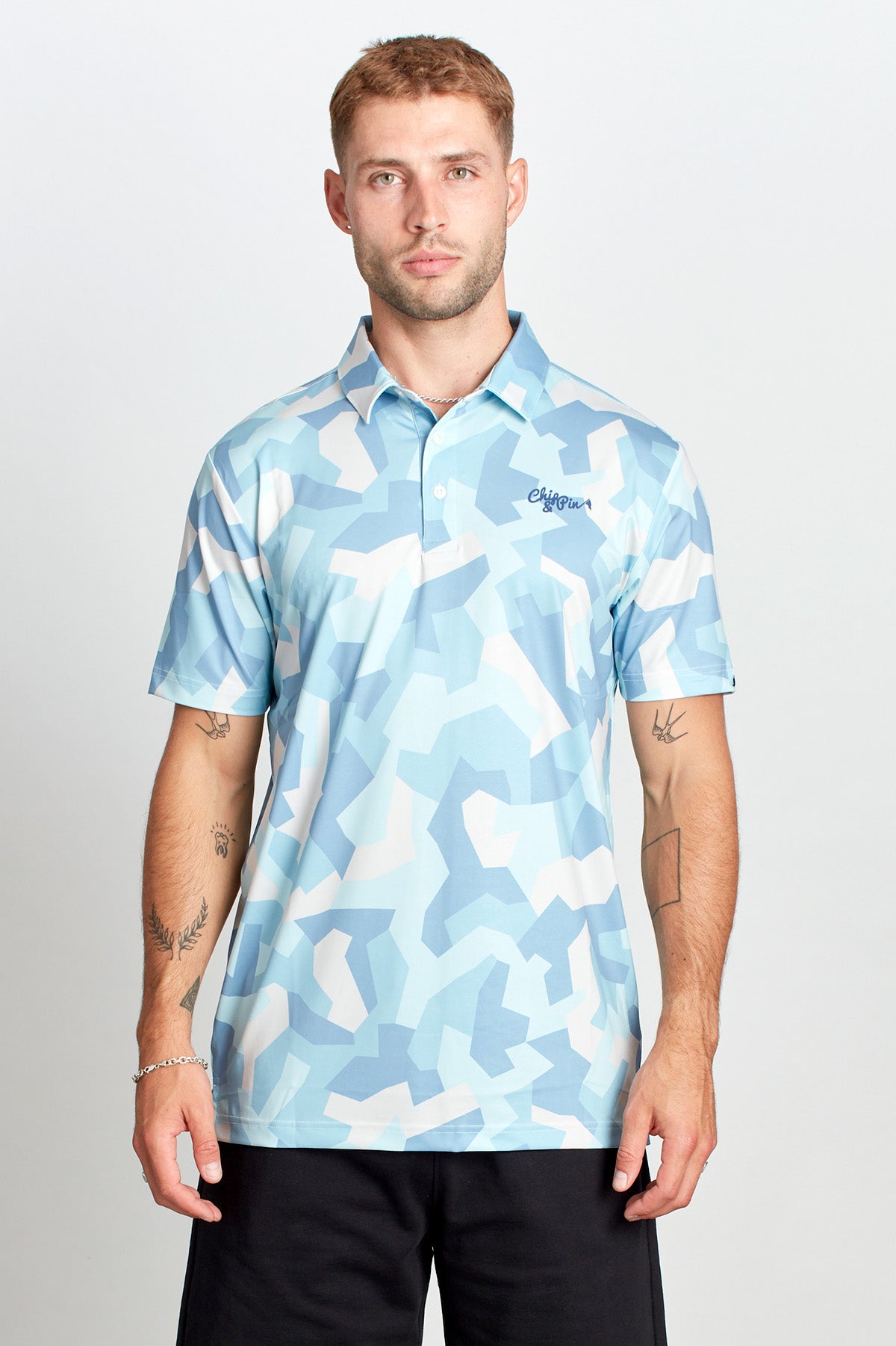 Chip & Pin Bunker Boy Polo - Light Blue