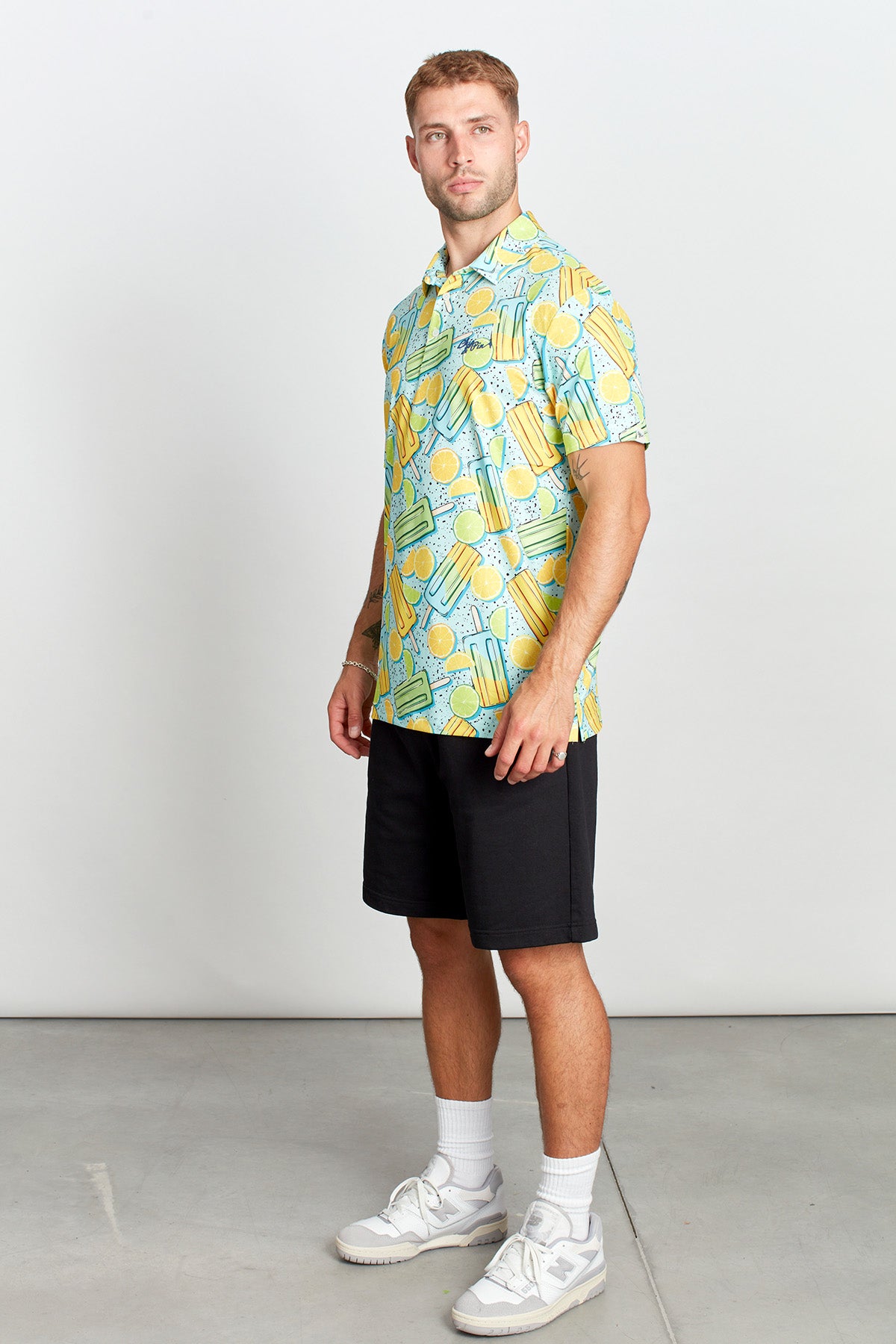 Chip & Pin Lollipop Polo - Lime